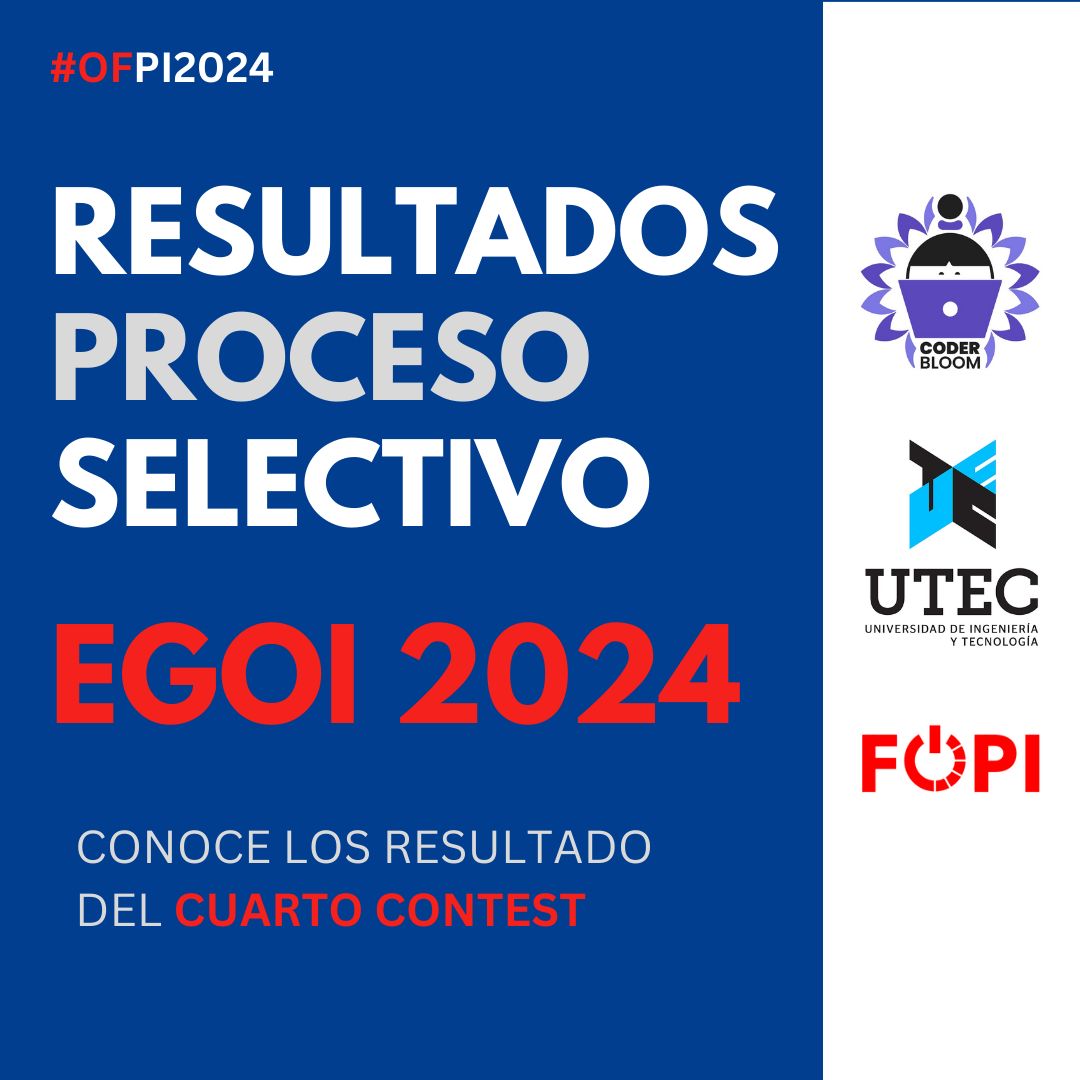 EGOI 2024 Resultados de la Competencia #4